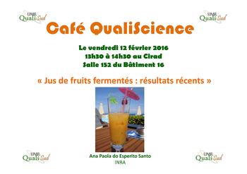 Café QualiSciences le 12 février 2016