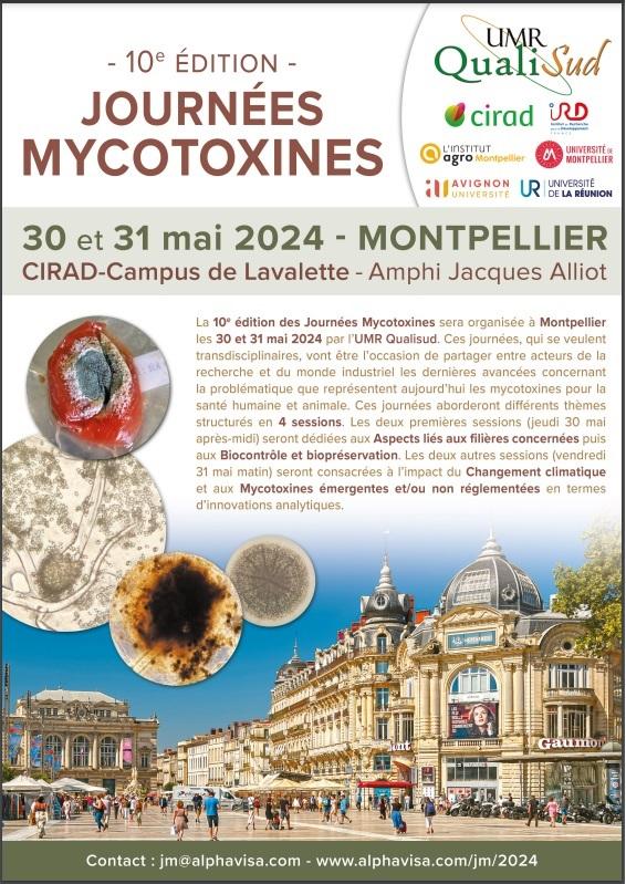 10ème édition des Journées Mycotoxines