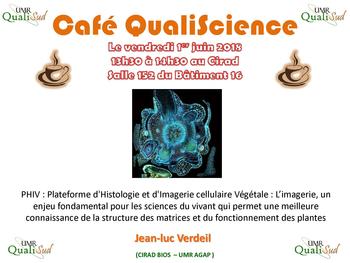 Café Qualiscience le 1er juin à 13h30