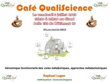Café Qualisciences le 6 juillet à 13h30